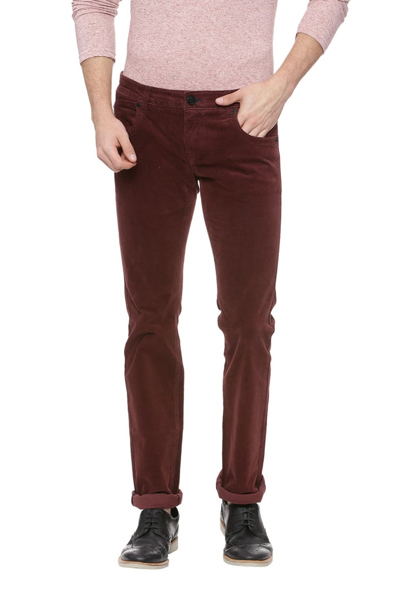 BASICS SKINNY FIT CORDUROY STRETCH TROUSER