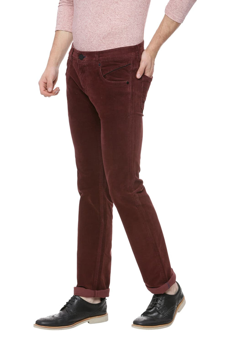 BASICS SKINNY FIT CORDUROY STRETCH TROUSER