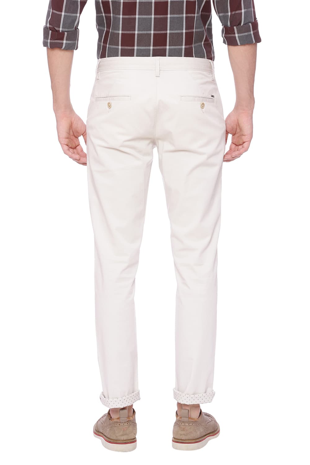 BASICS TAPERED FIT STRETCH TROUSER