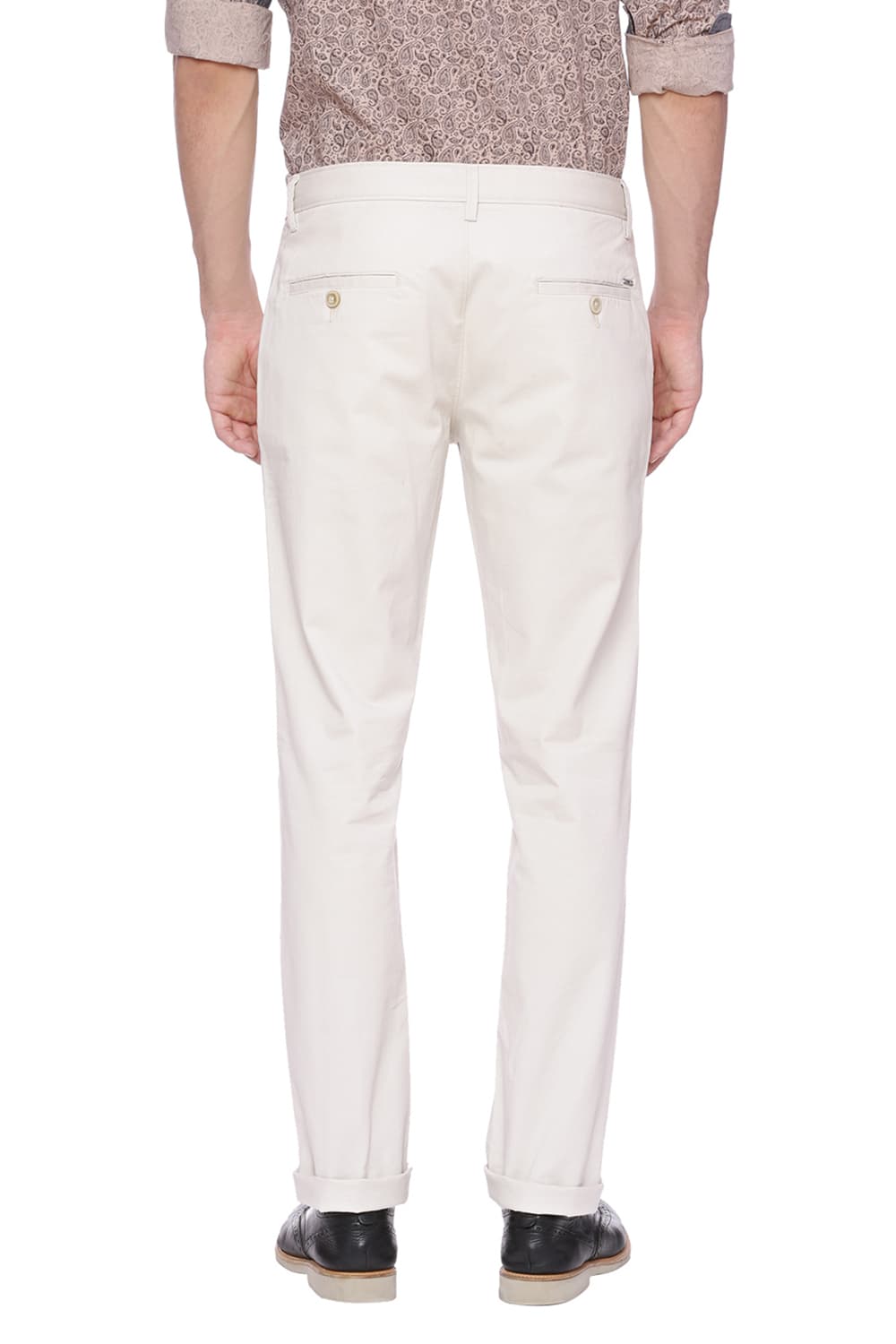 BASICS TAPERED FIT STRETCH TROUSER