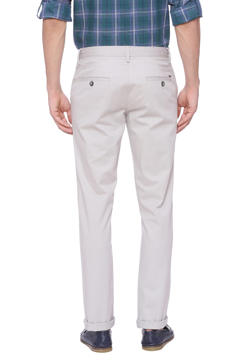 BASICS TAPERED FIT STRETCH TROUSER