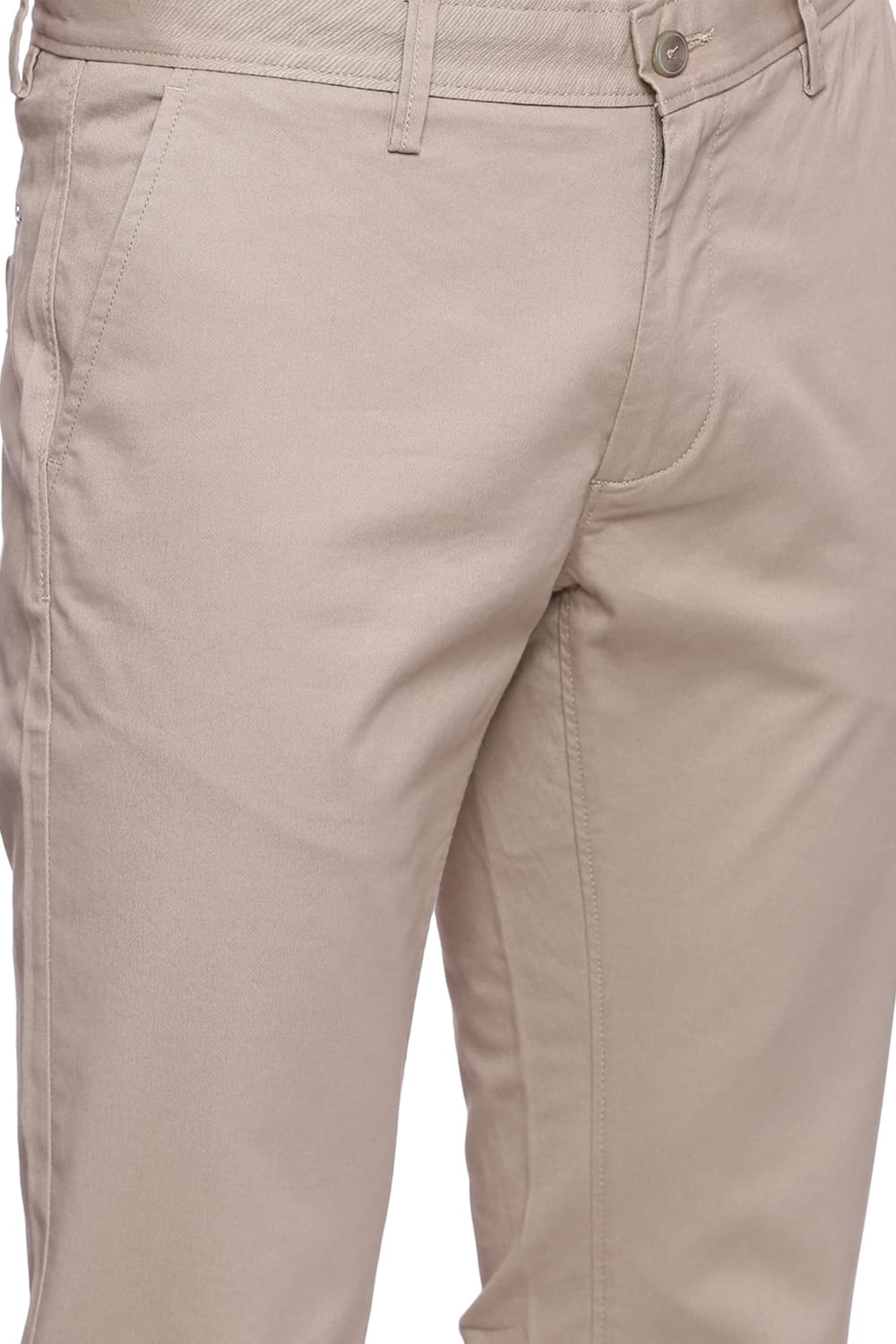 BASICS TAPERED FIT STRETCH TROUSER