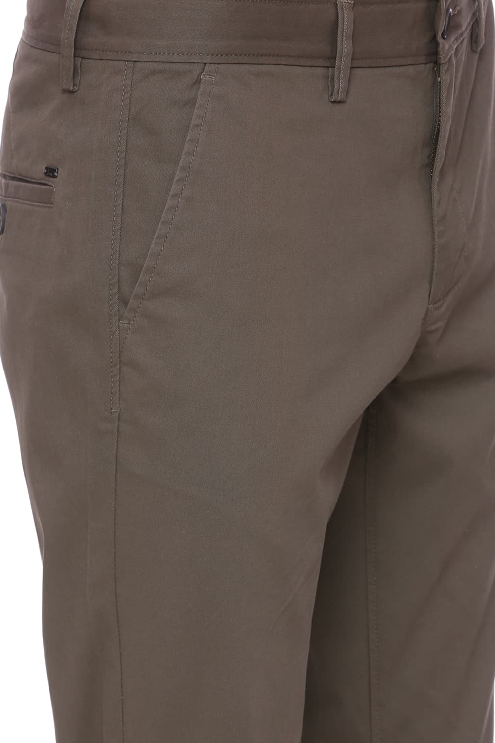 BASICS TAPERED FIT STRETCH TROUSER