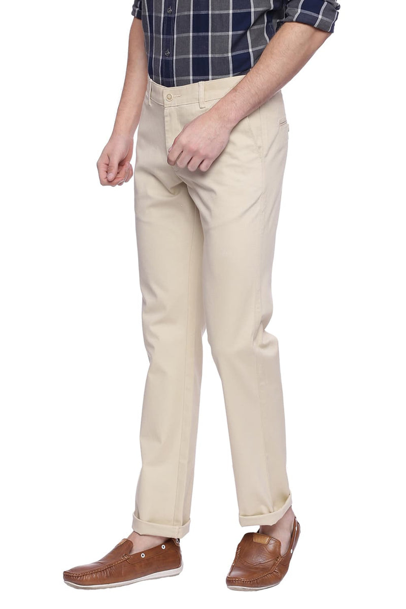 BASICS SLIM FIT STRETCH TROUSER