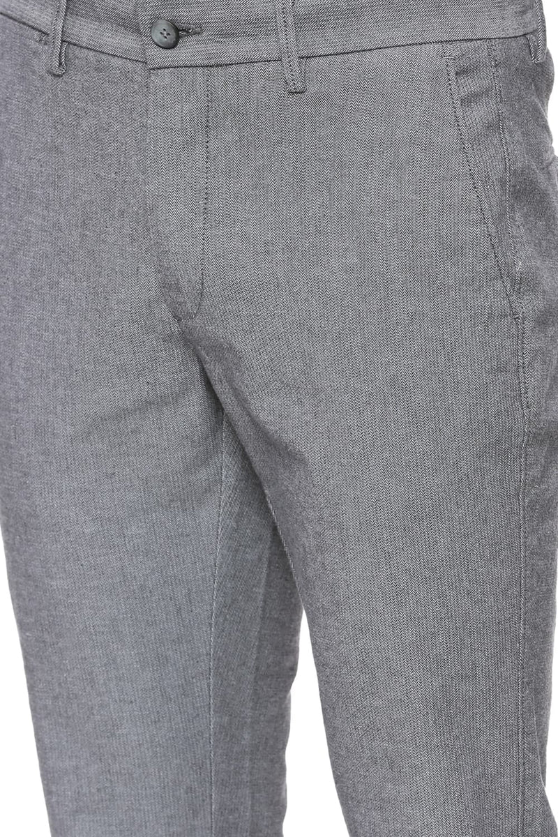 BASICS TAPERED FIT STRETCH TROUSER