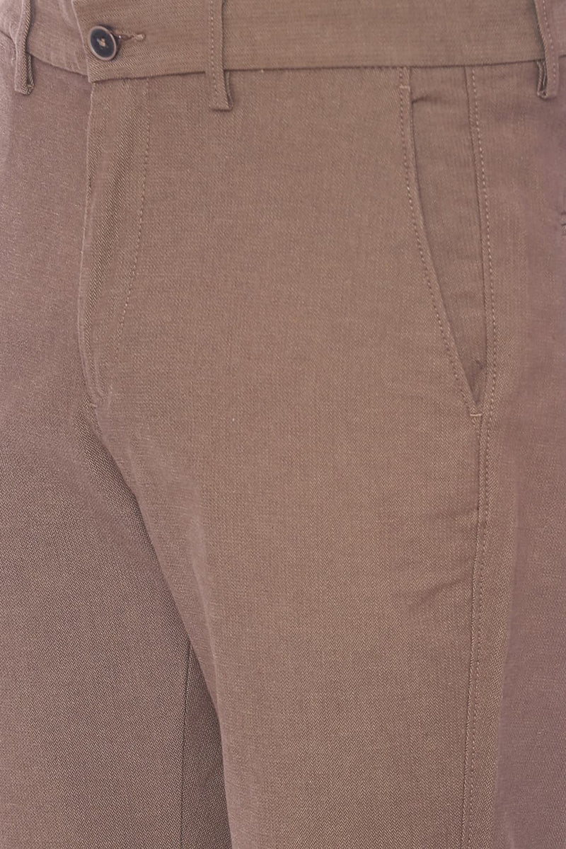 BASICS TAPERED FIT STRETCH TROUSER