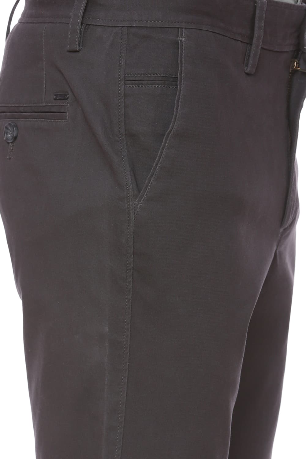 BASICS TAPERED FIT STRETCH TROUSER