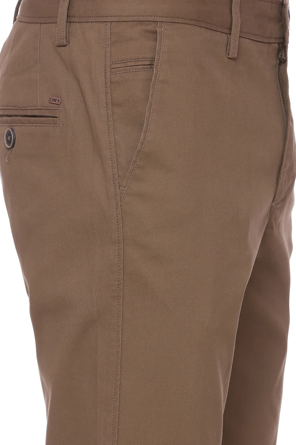 BASICS TAPERED FIT STRETCH TROUSER