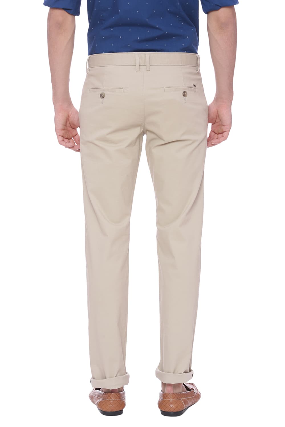 BASICS SLIM FIT STRETCH TROUSER