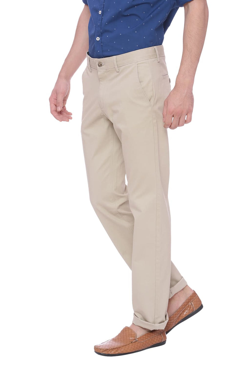 BASICS SLIM FIT STRETCH TROUSER