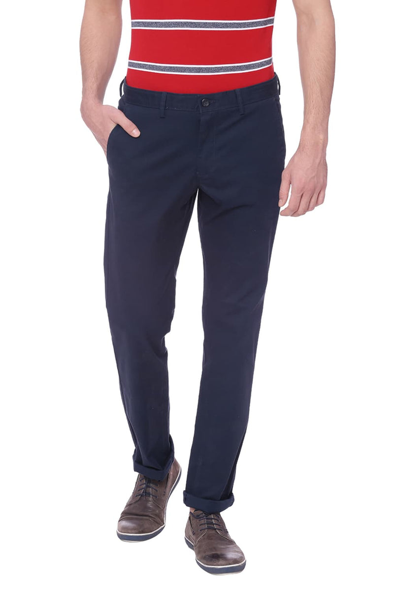 BASICS SLIM FIT STRETCH TROUSER