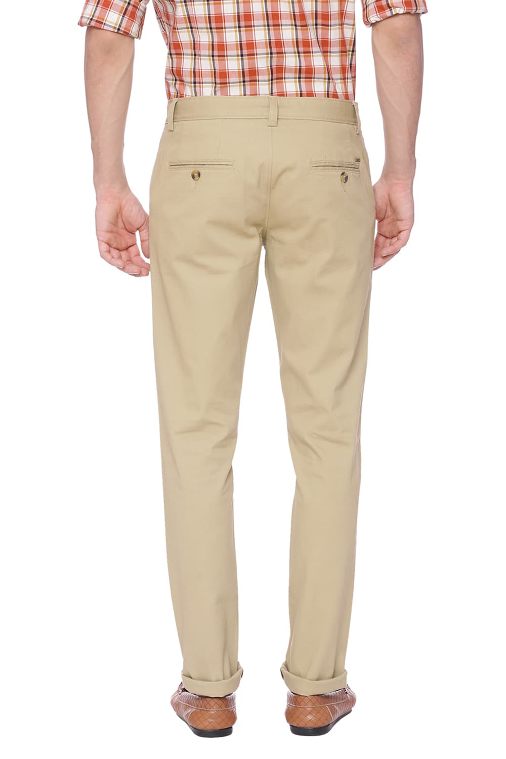 BASICS TAPERED FIT STRETCH TROUSER