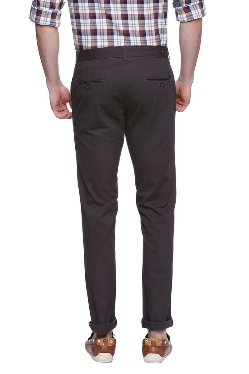 BASICS TAPERED FIT STRETCH TROUSER