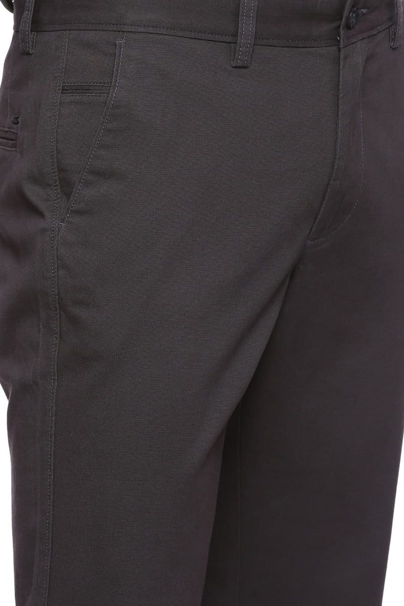 BASICS TAPERED FIT STRETCH TROUSER