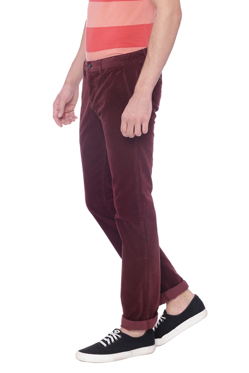 BASICS SKINNY FIT CORDUROY STRETCH TROUSER