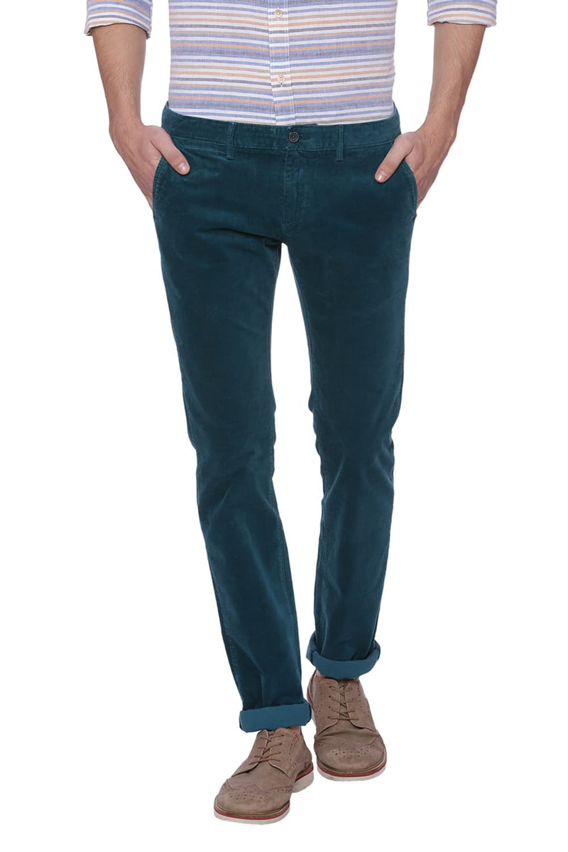 BASICS SKINNY FIT CORDUROY STRETCH TROUSER