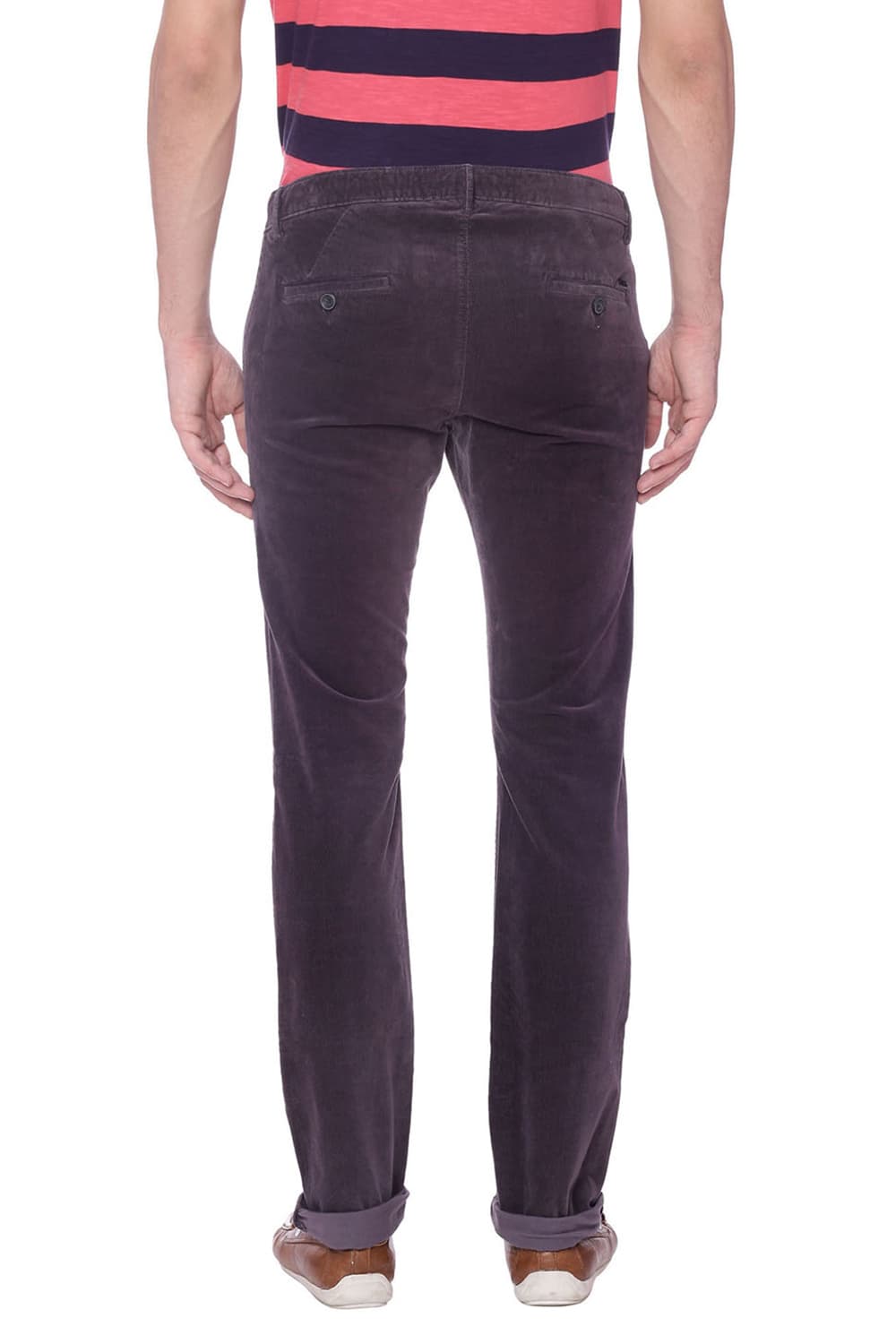 BASICS SKINNY FIT CORDUROY STRETCH TROUSER