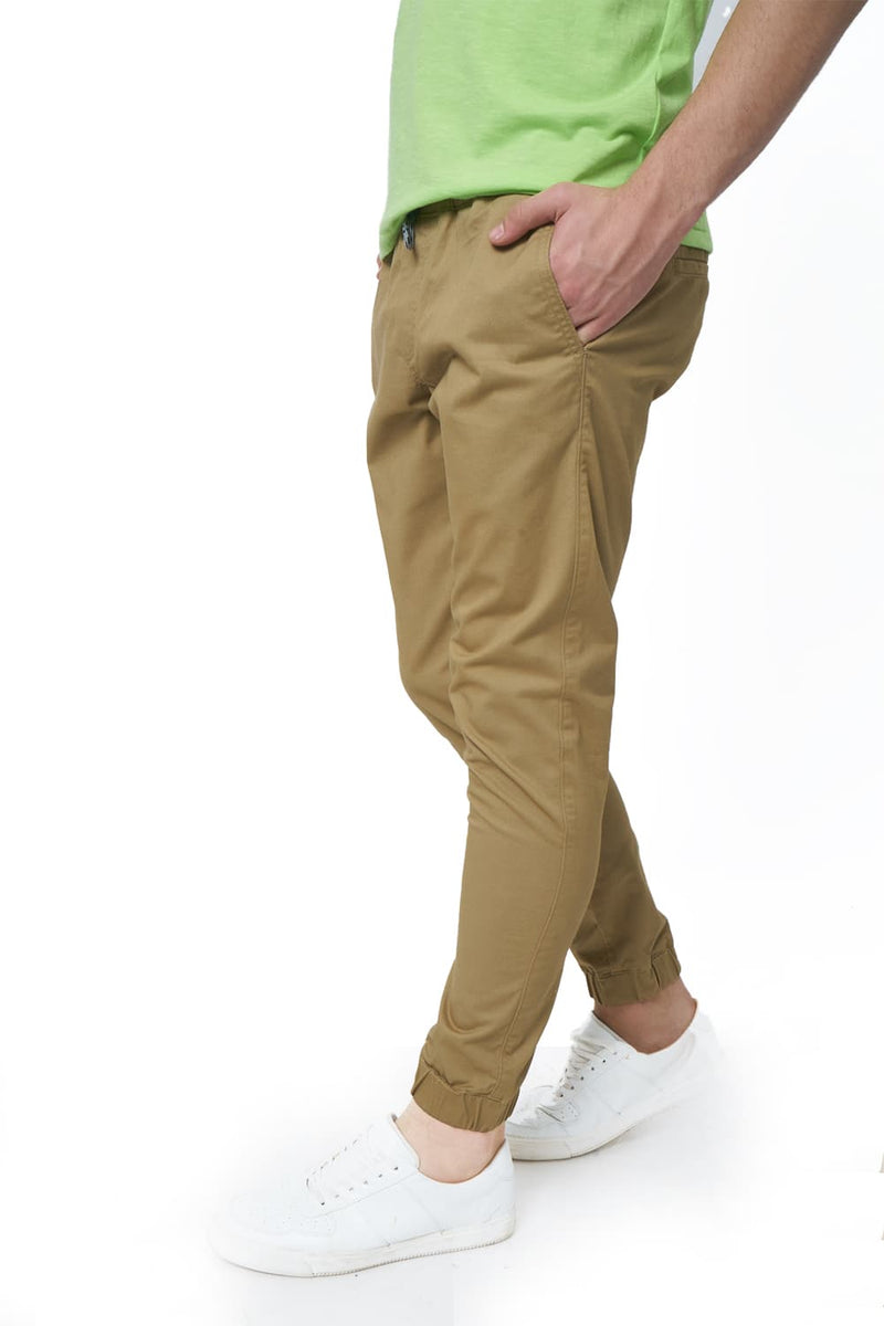 BASICS JOGGER FIT STRETCH TROUSER