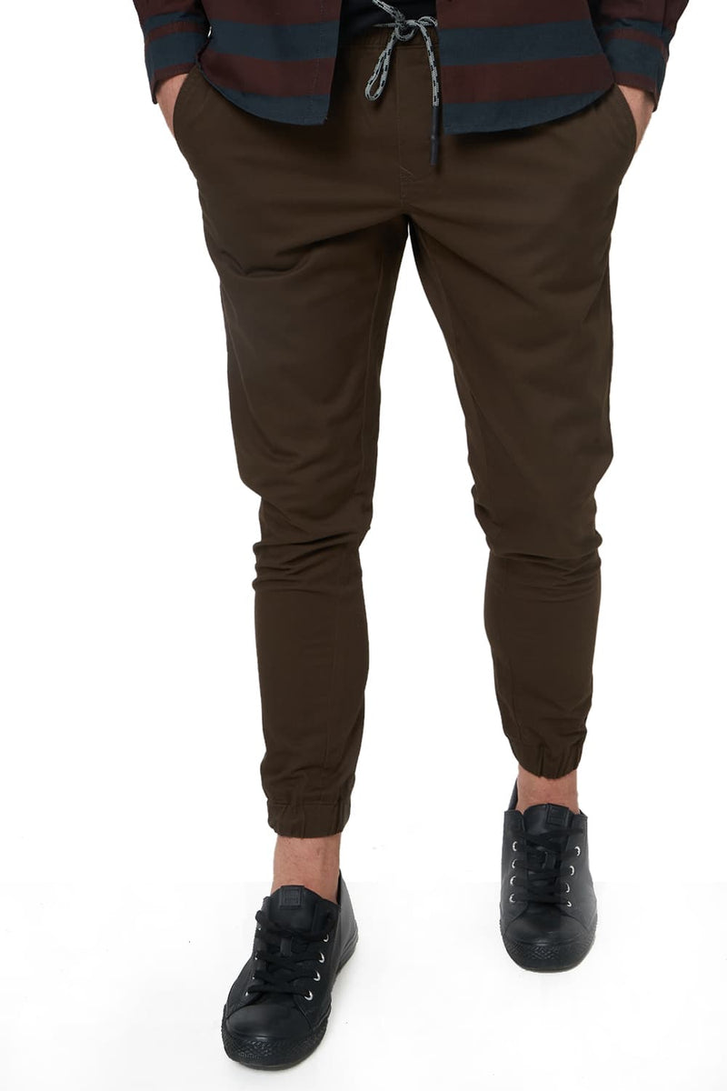 BASICS JOGGER FIT STRETCH TROUSER