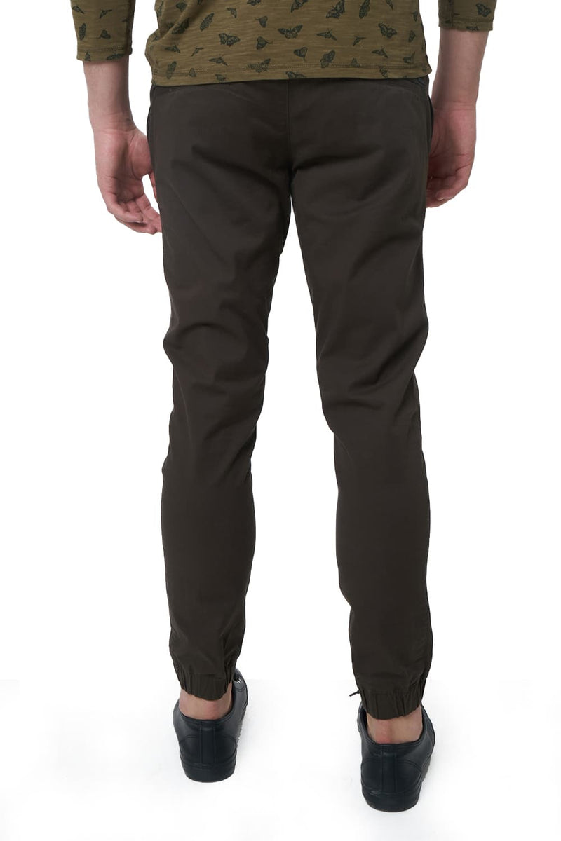 BASICS JOGGER FIT STRETCH TROUSER