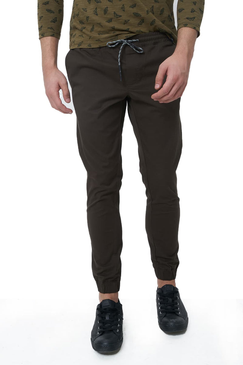 BASICS JOGGER FIT STRETCH TROUSER