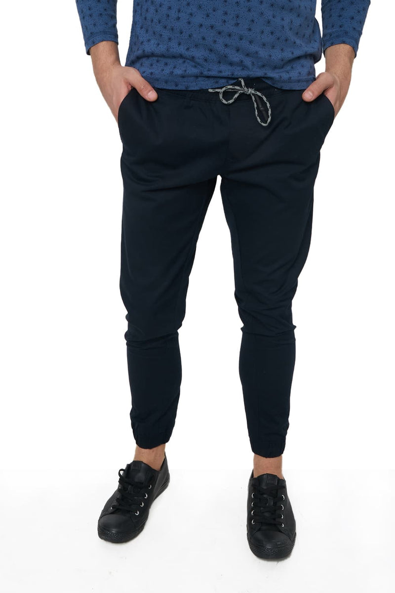 BASICS JOGGER FIT STRETCH TROUSER