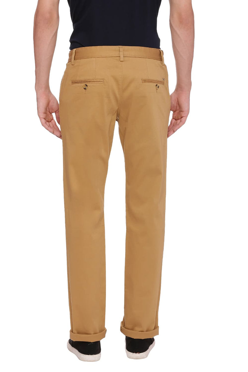 BASICS TAPERED FIT STRETCH TROUSER