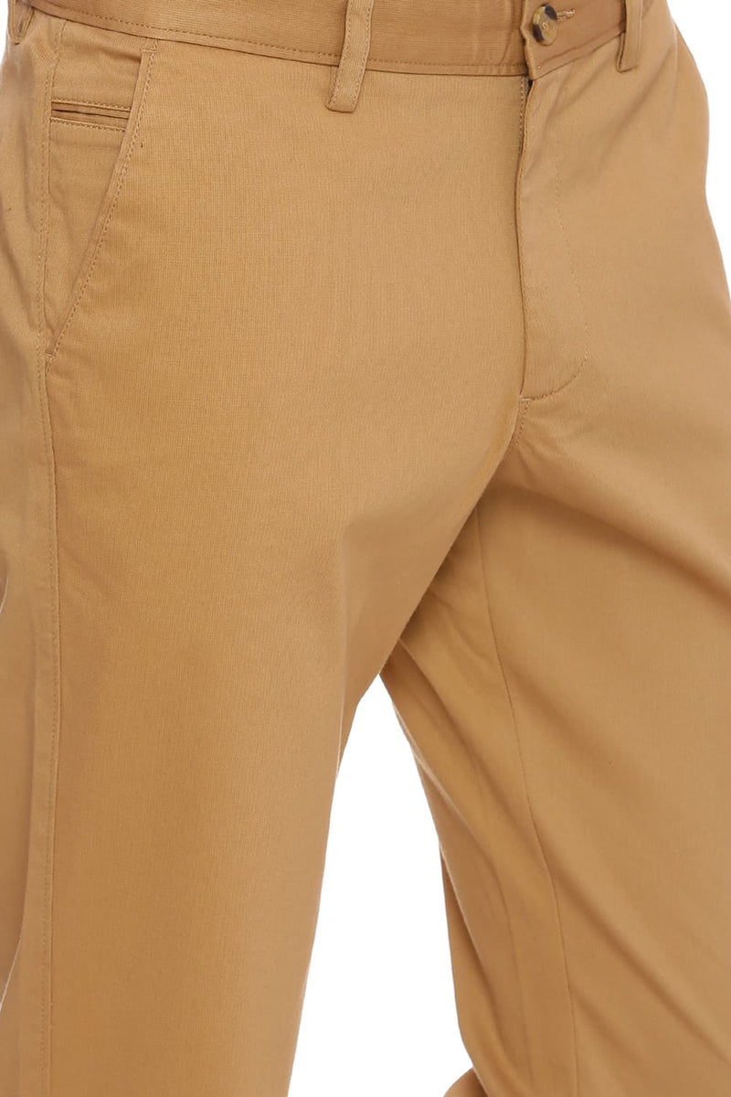 BASICS TAPERED FIT STRETCH TROUSER