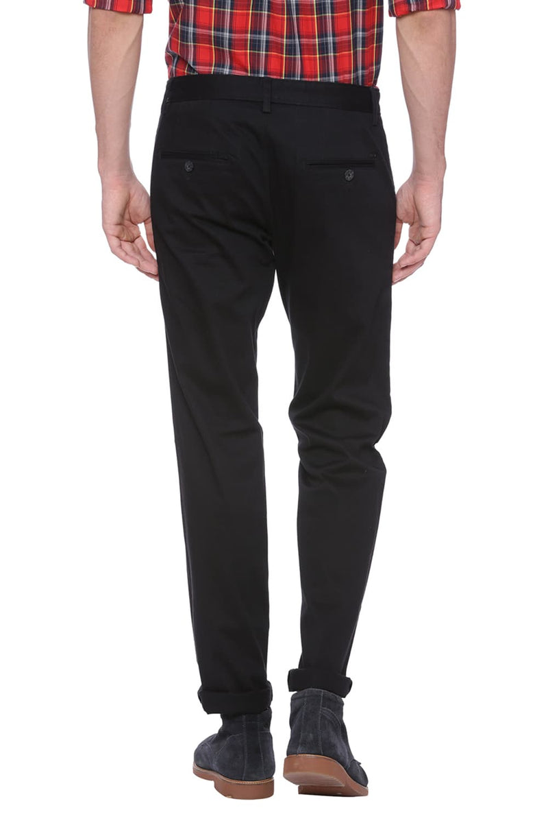 BASICS TAPERED FIT STRETCH TROUSER