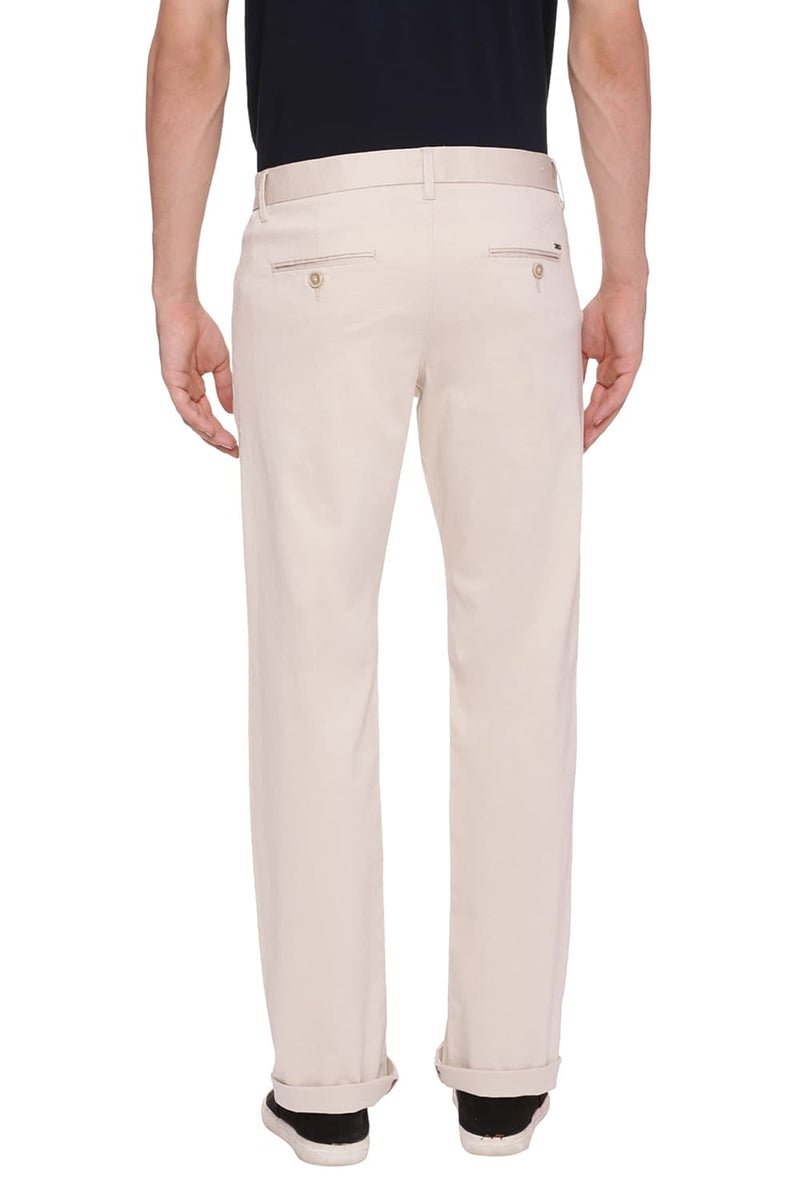 BASICS TAPERED FIT STRETCH TROUSER