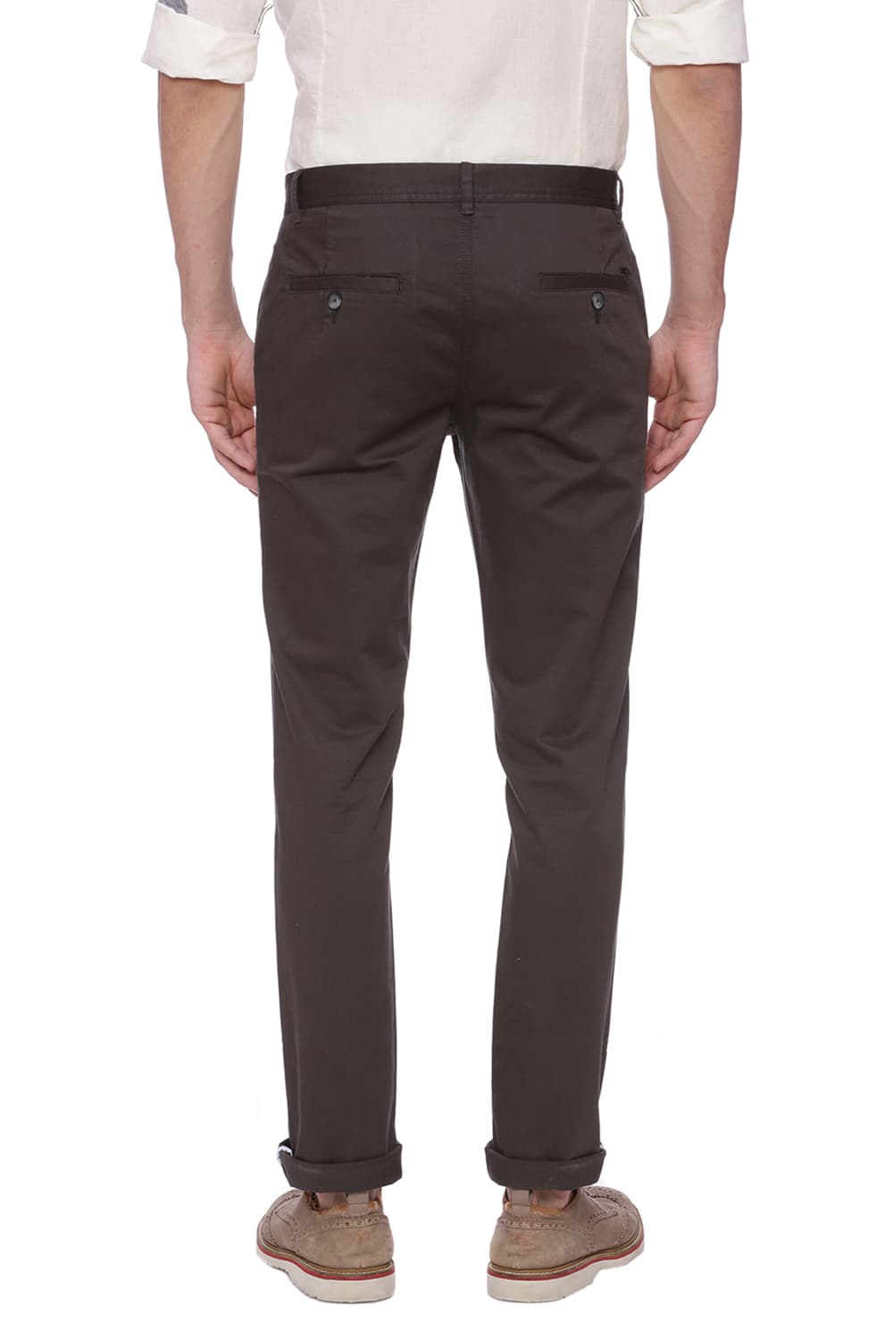 BASICS SLIM FIT STRETCH TROUSER