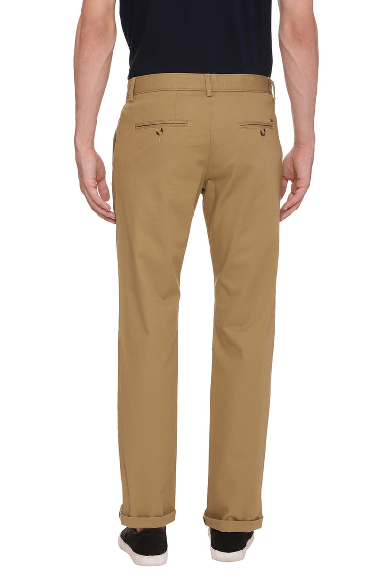 BASICS TAPERED FIT STRETCH TROUSER