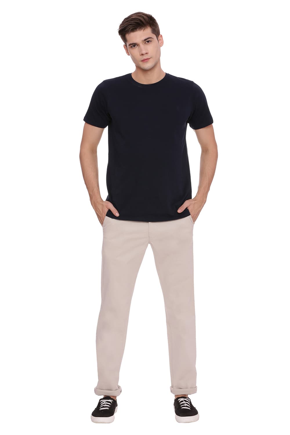 BASICS SKINNY FIT STRETCH TROUSER