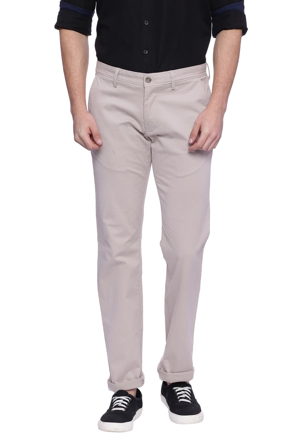 BASICS SKINNY FIT STRETCH TROUSER