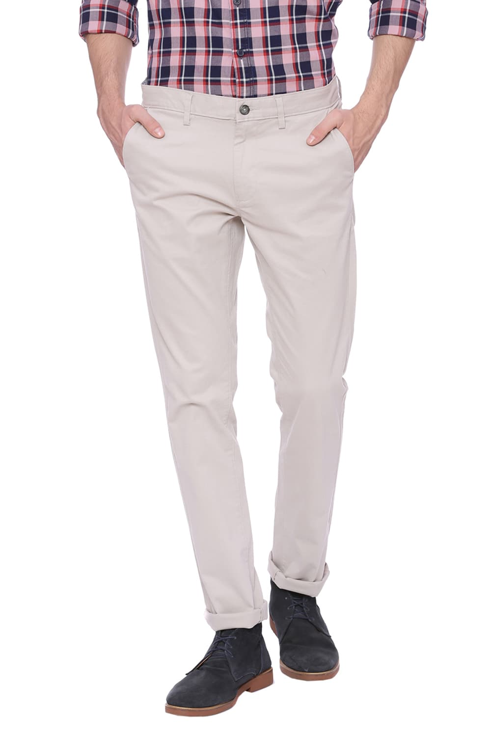 BASICS SKINNY FIT STRETCH TROUSER