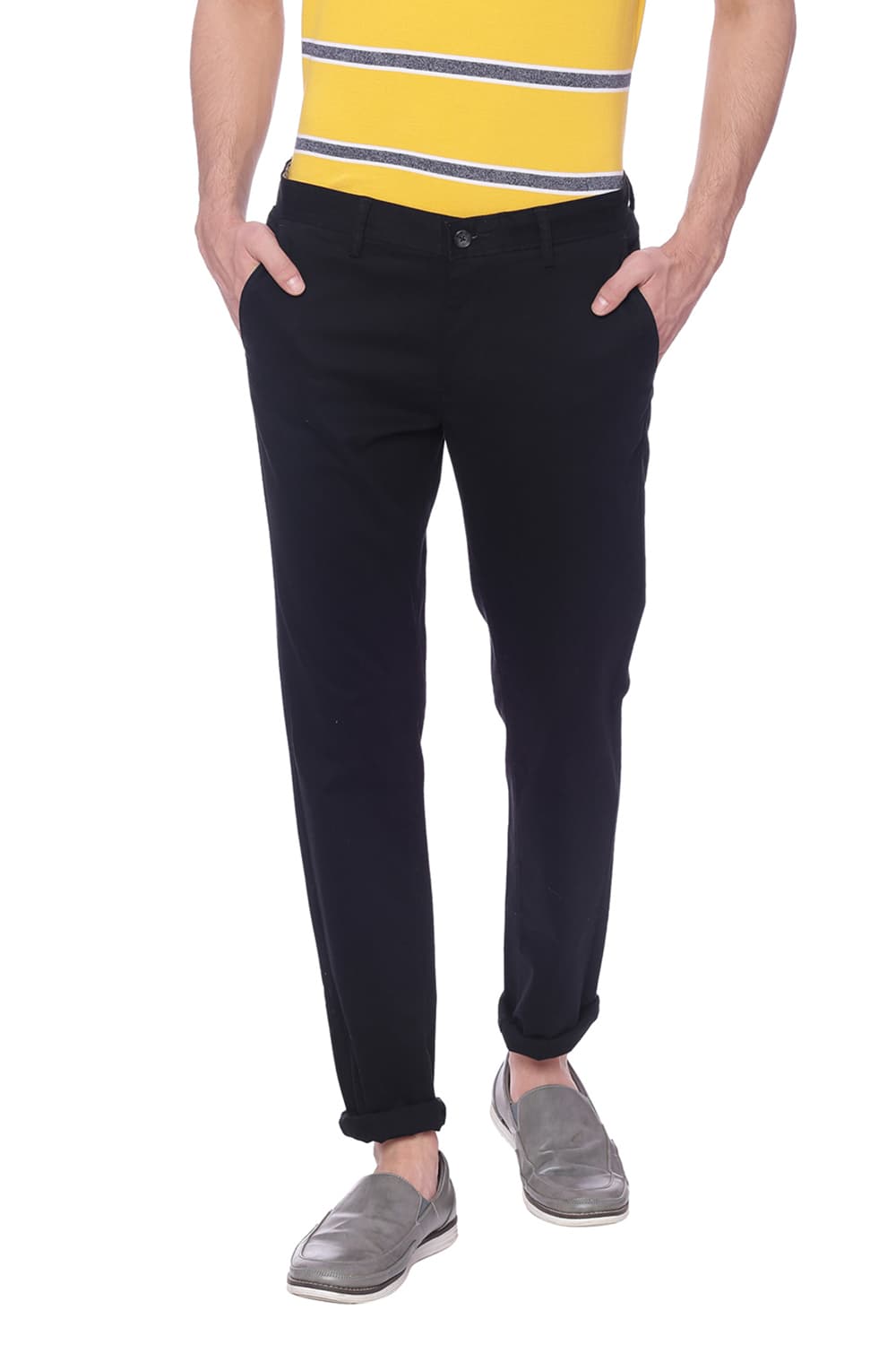 BASICS SKINNY FIT STRETCH TROUSER