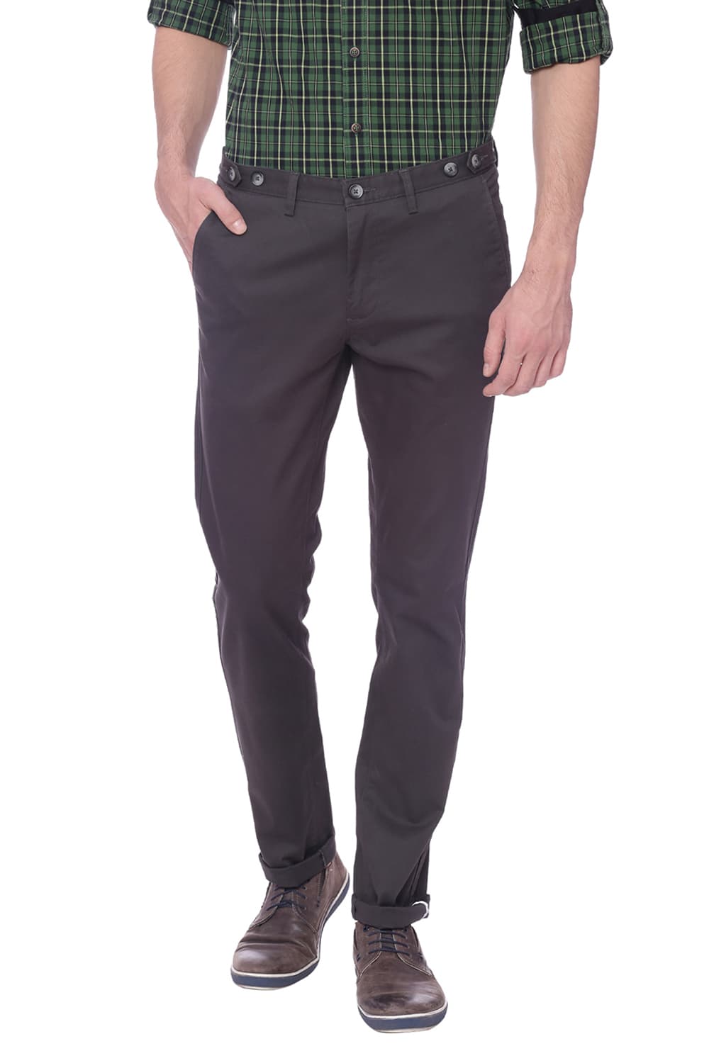 BASICS SKINNY FIT STRETCH TROUSER