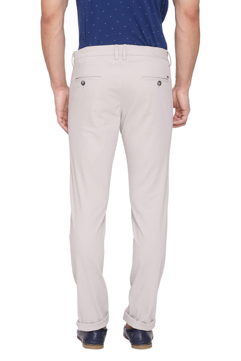 BASICS TAPERED FIT STRETCH TROUSER