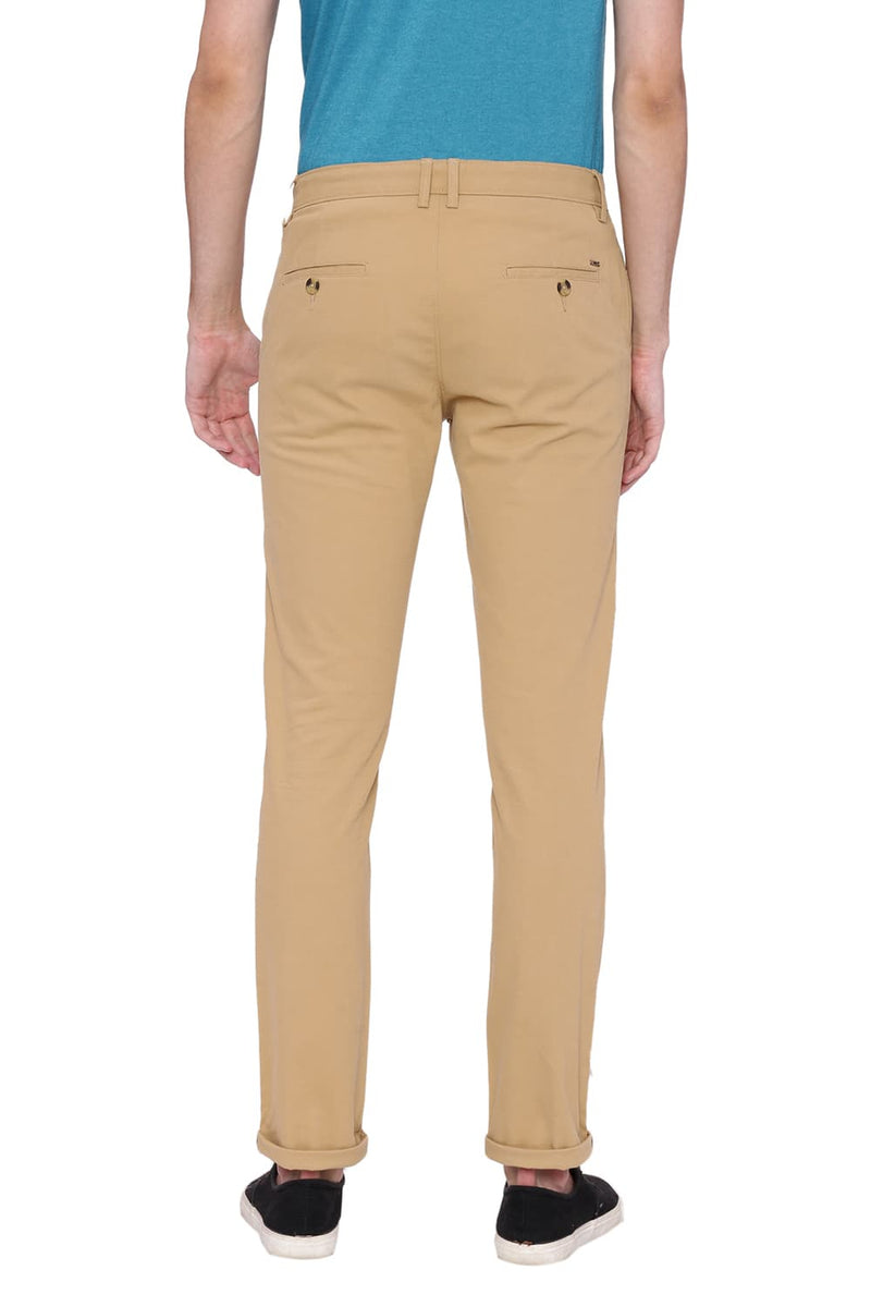 BASICS TAPERED FIT STRETCH TROUSER