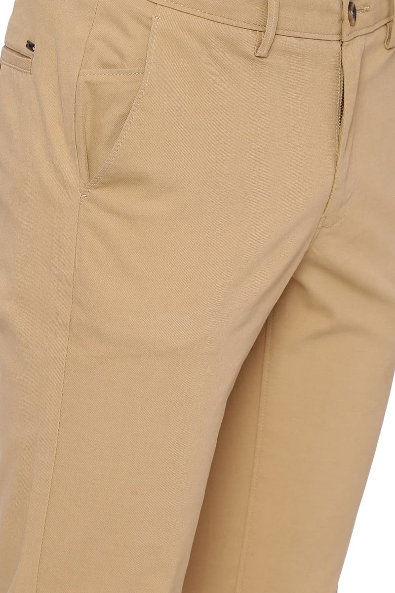 BASICS TAPERED FIT STRETCH TROUSER