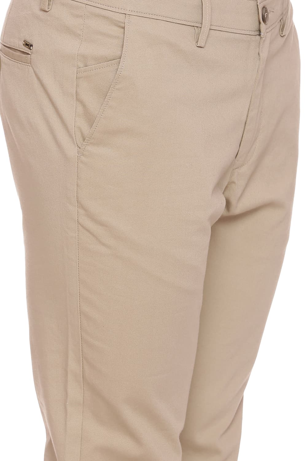 BASICS TAPERED FIT STRETCH TROUSER