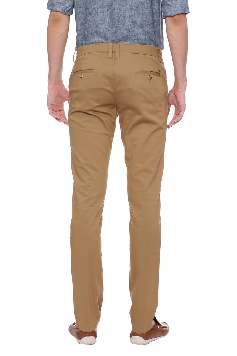 BASICS TAPERED FIT STRETCH TROUSER