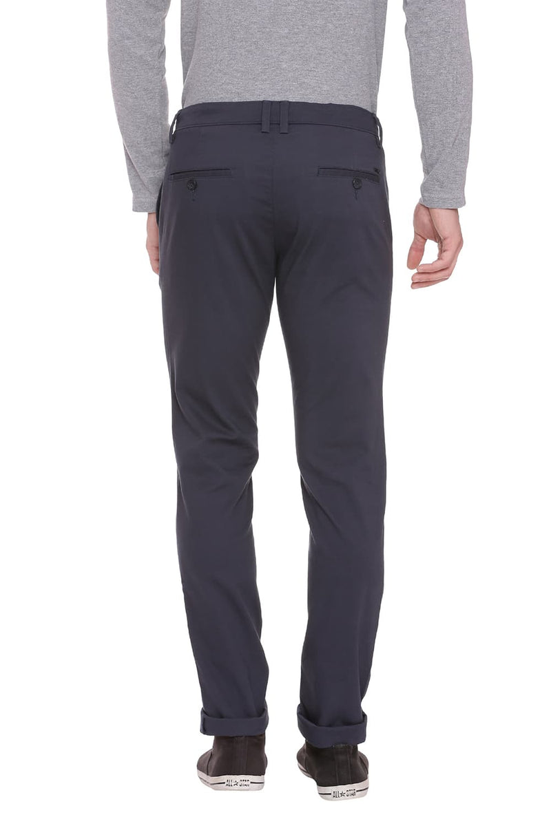 BASICS TAPERED FIT STRETCH TROUSER