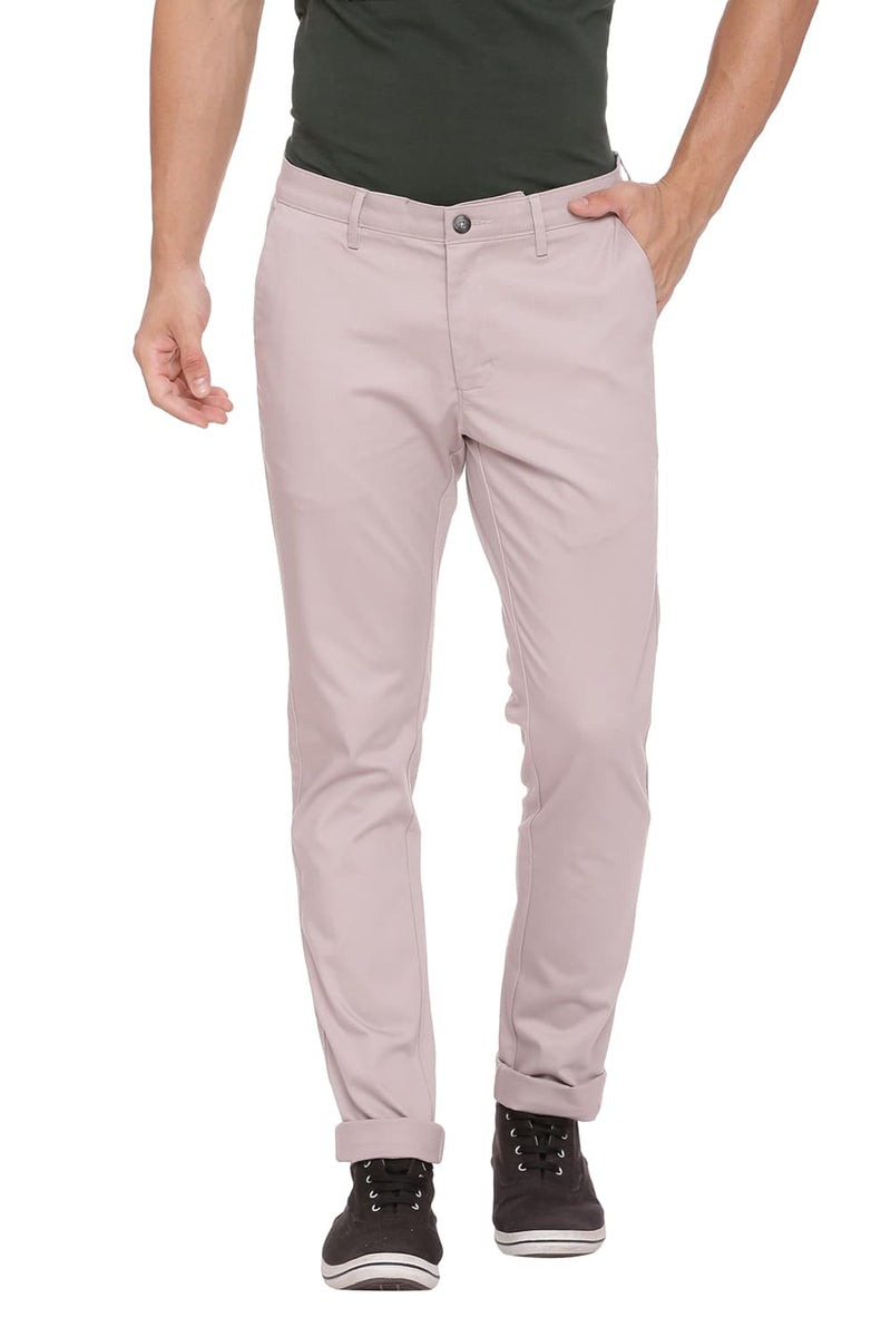 BASICS TAPERED FIT STRETCH TROUSER