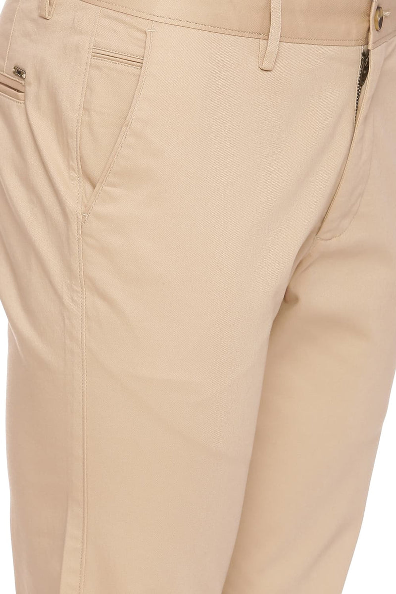 BASICS TAPERED FIT STRETCH TROUSER