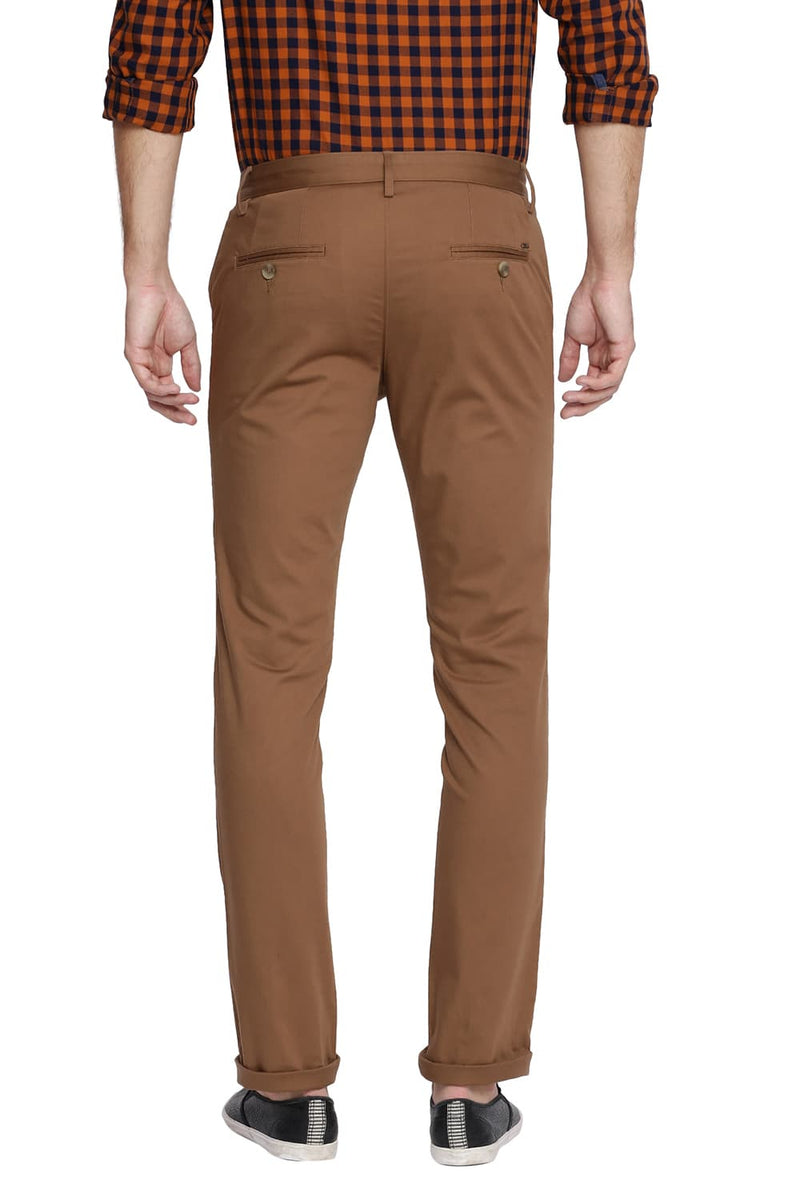 BASICS TAPERED FIT STRETCH TROUSER