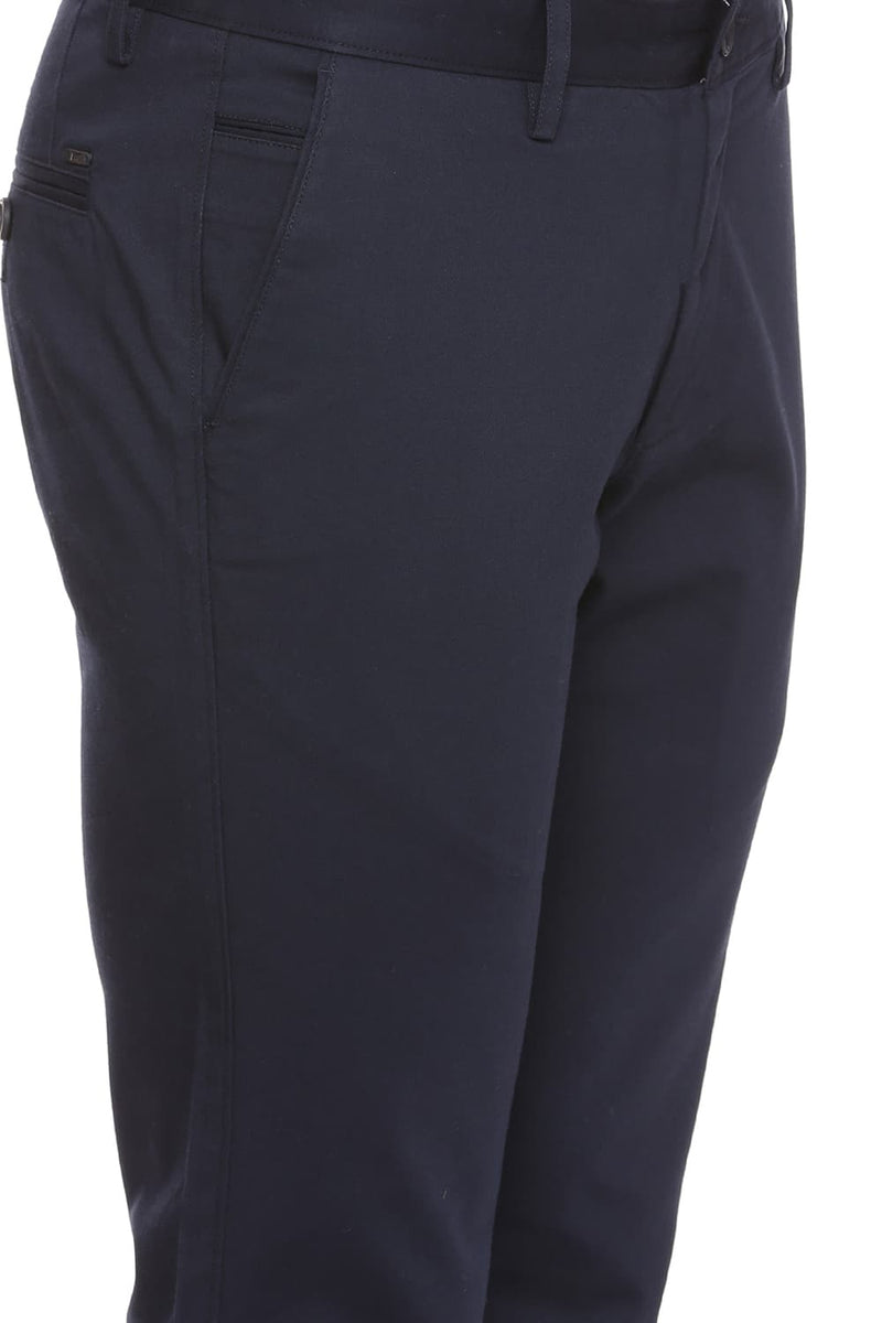 BASICS TAPERED FIT STRETCH TROUSER