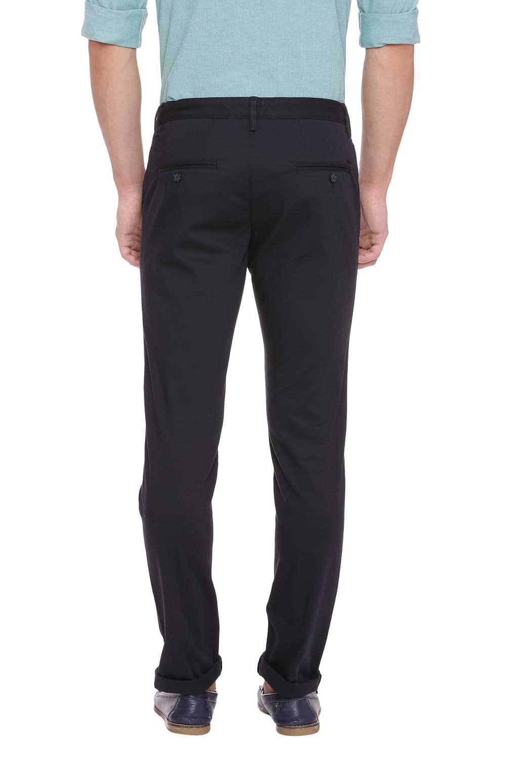 BASICS TAPERED FIT STRETCH TROUSER