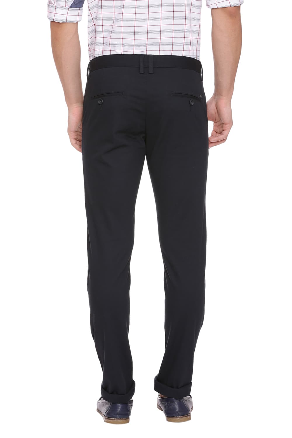 BASICS TAPERED FIT STRETCH TROUSER