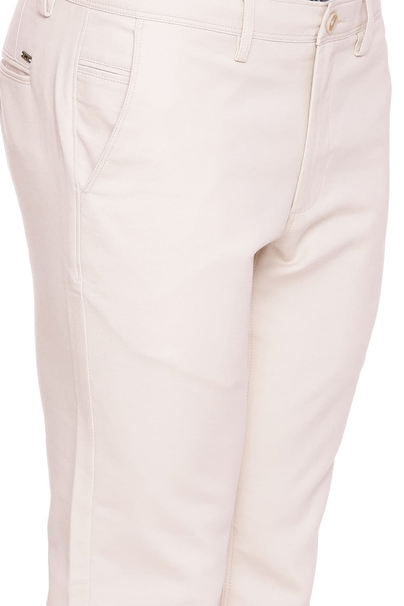 BASICS TAPERED FIT STRETCH TROUSER